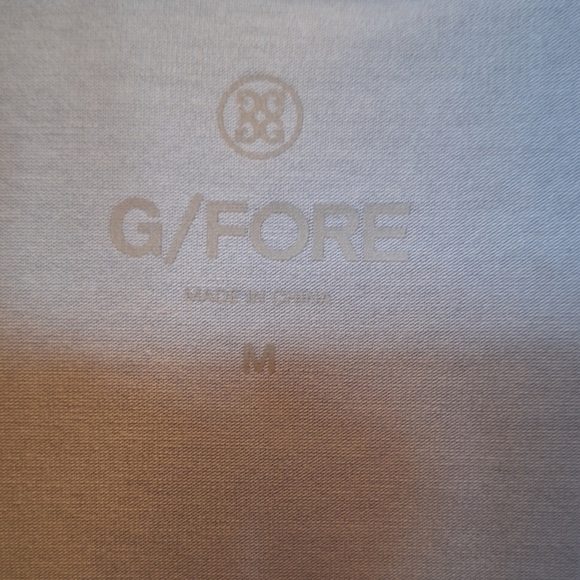 G/Fore Mens Light Blue 1/4 Zip Pullover Golf Layering Shirt Size M - Picture 2 of 8